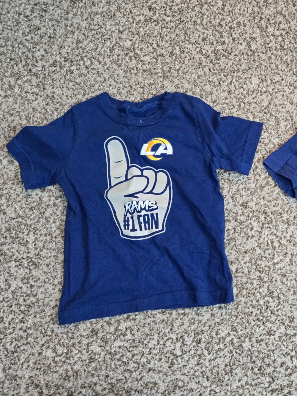 Los Angeles Rams NFL Officially Licensed Toddler Boy T-Shirts Size 2T